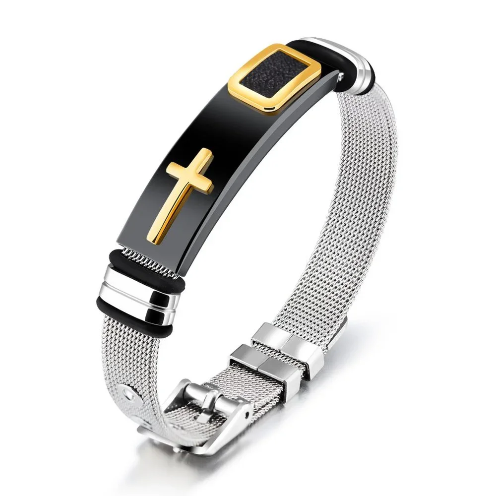men cross bracelet - Picture 1 of 3